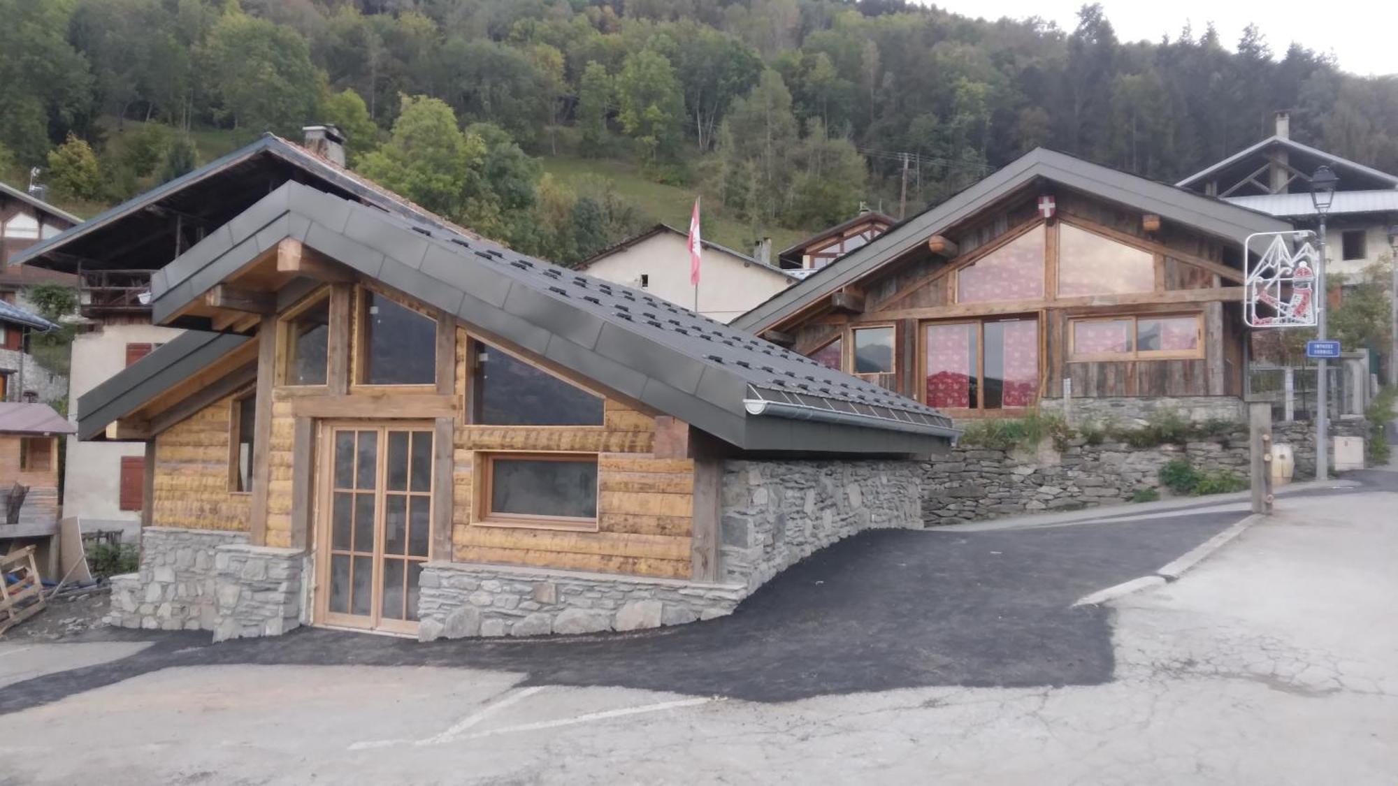 Chalet Balneo Billard La Plagne Savoie Vue Top Exterior photo